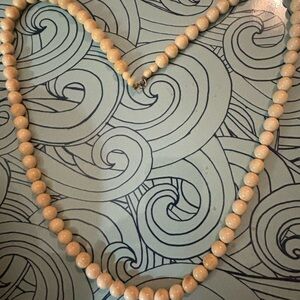 Elegant Cream Beaded Necklace
